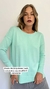 Sweater verde agua