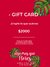 Gift Card (voucher de regalo)