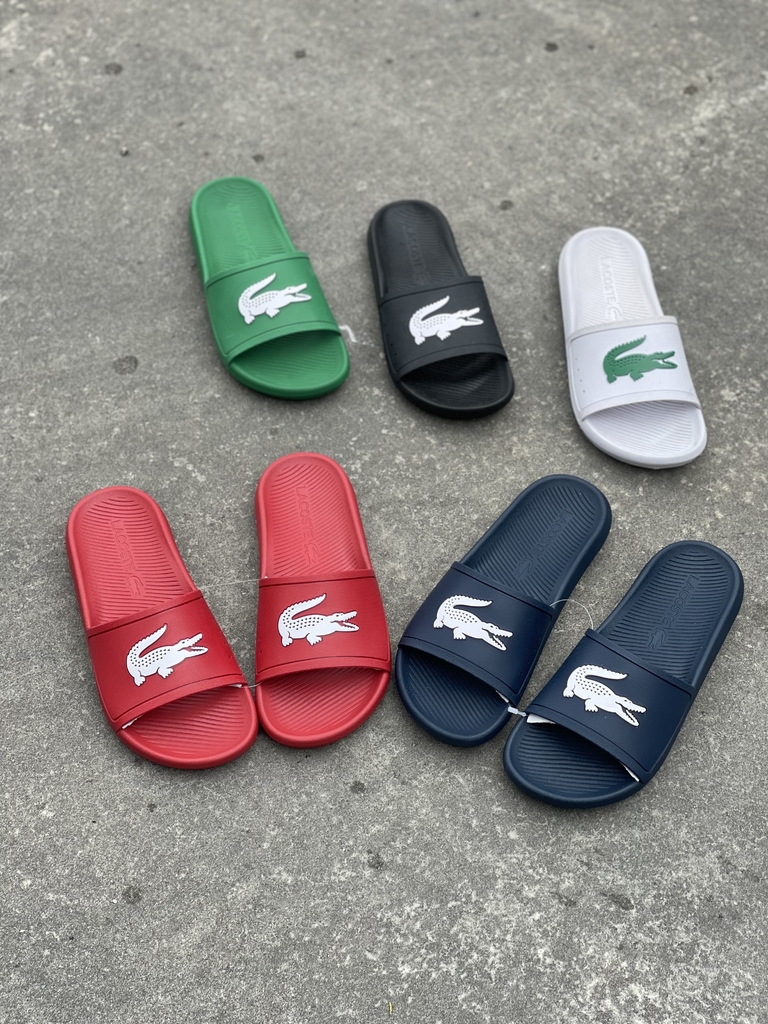 Chinelo Lacoste slide - www.alohaoutlett.com.br