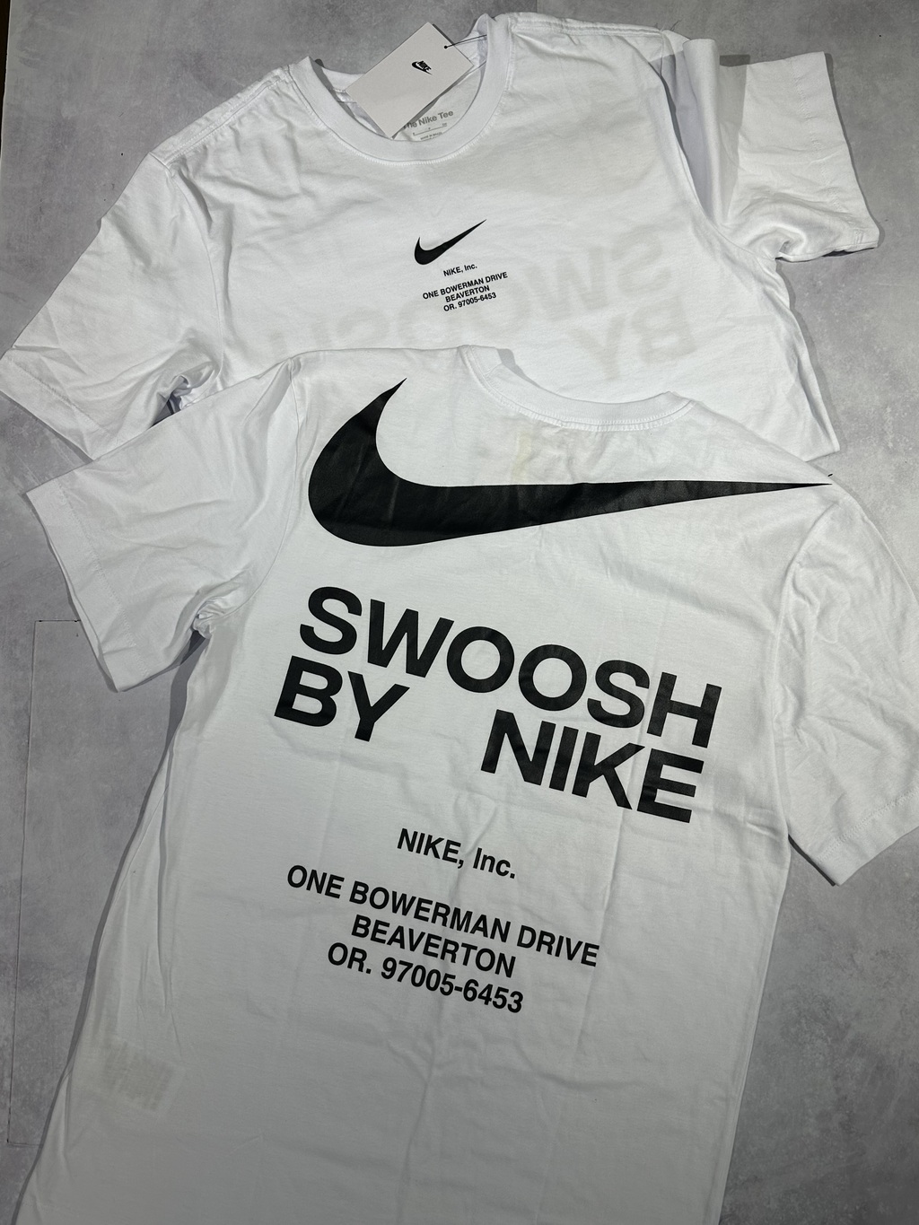 Nike swoosh camiseta sale