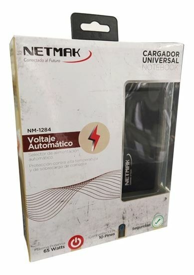 Fuente universal para notebook o monitor NETMAK NM-1284