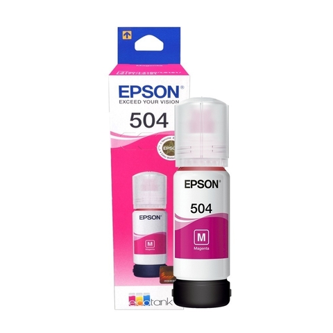 Botella de tinta EPSON 504 magenta