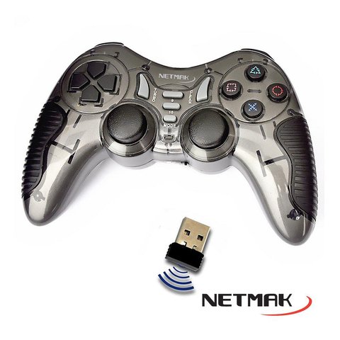 Joystick gamepad PC/PS2/PS3 inalámbrico NETMAK NM-XTREME