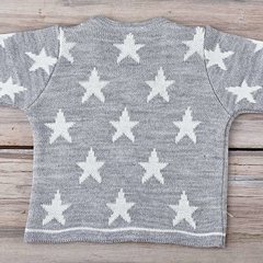 SWEATER STARS GRIS - comprar online