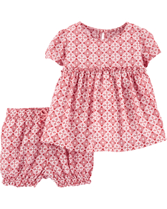 Carter's Set 2 piezas Remera y short "Ikat"