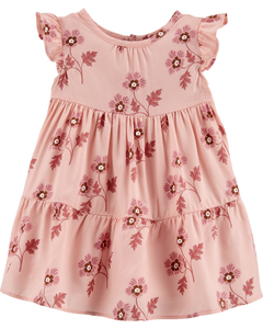 Carter's Vestido con volados "Floral"