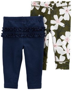 CARTER´S PACK 2 PANTALONES FLORAL