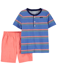 Carter´s Set 2 Piezas Remera Mangas Cortas Short