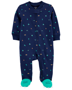 Carter's Osito-Pijama Algodón Cierre Dinos