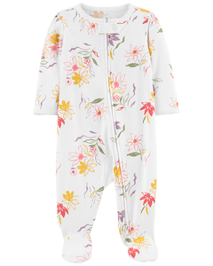 Carter´s Osito-Pijama Algodón Cierre Floral