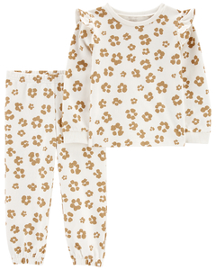 Carter´s Set 2 Piezas Remera Mangas Largas Pantalón Leopardo