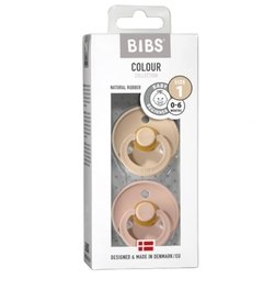 BIBS Colour 2 PACK Vanilla/Peach