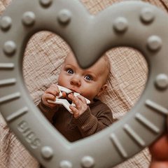 BIBS BABY BITIE HEART SAGE MORDILLO - comprar online