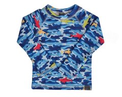 Remera m.largas camuflada azul - comprar online