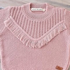 SWEATER FLECOS ROSA VIEJO - comprar online