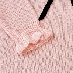 SWEATER MOÑO TERCIOPELO SALMON BEBE - comprar online