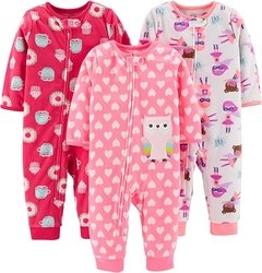 CARTERS PIJAMA MICROPOLAR SIN PIES BUHO/DONA/SUPERHEROE