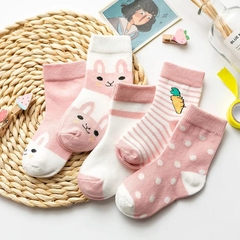 MEDIAS BABY RABBIT PINK