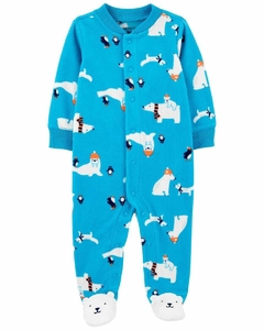 CARTER´S OSITO-PIJAMA MICROPOLAR BOTONES