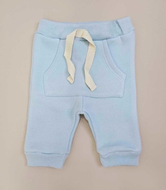 JOGGER BABY CELESTE FRISADO