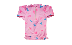 Bodysuit m.largas Butterflies rosa - comprar online