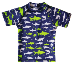 Remera m. corta Green sharks