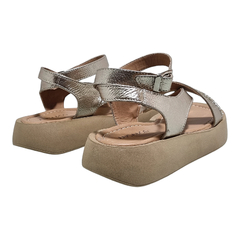 Sandalias Anca & Co Mujer Cuero Vacuno Plataforma Clara (ANCLARA)