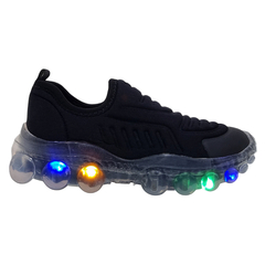 Zapatillas Con Luces Led Varon Nene Bibi Nrc02 Elastizadas (BINRC02)