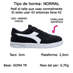 Zapatillas Diadora Hombre Urbanas Playmaker Casual Moda (DIPLAYMK) - Zona Shop