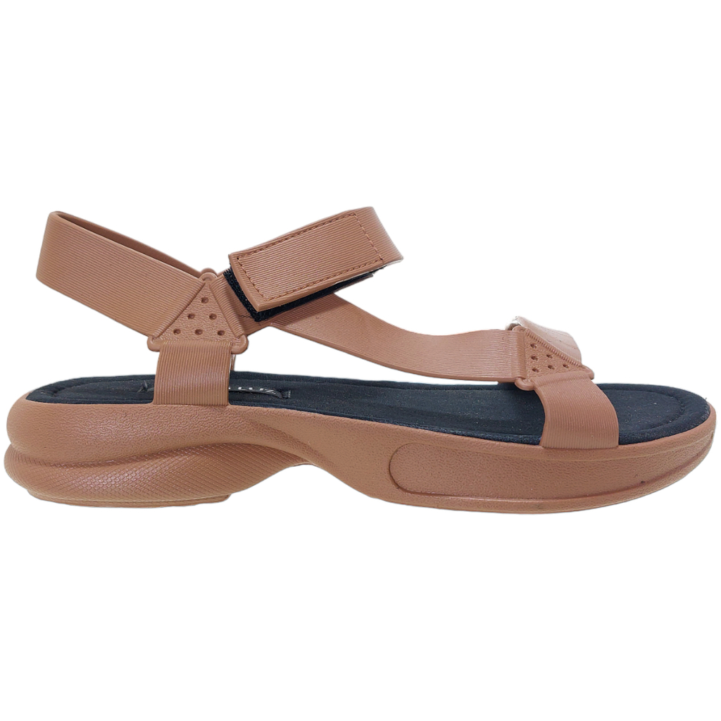 Sandalias Mujer Das Luz Bajas 350 Urbanas Goma Ajuste Velcro DL350