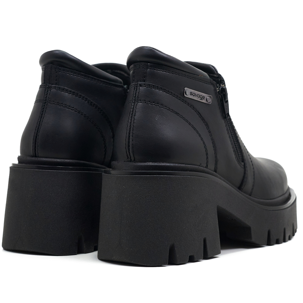 Zapatos Cuero Mujer Savage Plataforma Tipo Botita Moia 522 SAMOI522
