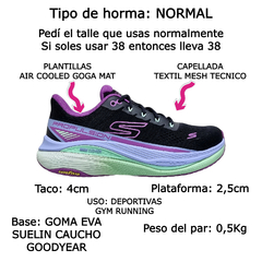 Zapatillas Mujer Deportivas Skechers Running Training 128901 (SK128901) - comprar online