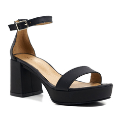 Sandalias Mujer Cuero Sucre 6307 Plataforma Taco Ancho Moda