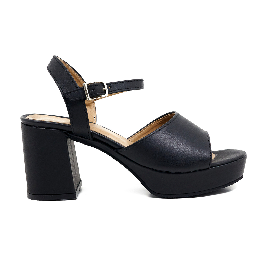 37.290 Sandalias Mujer Cuero Sucre 6310 Plataforma Taco Ancho