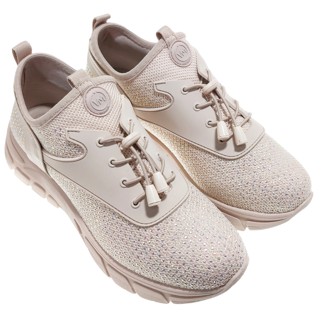 Zapatillas con brillos y plataforma sale