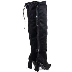 Botas Mujer Via Marte Caña Alta Bucaneras Taco Ancho 234108 (VM234108) - Zona Shop