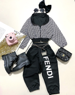 Conjunto Fendi black na internet