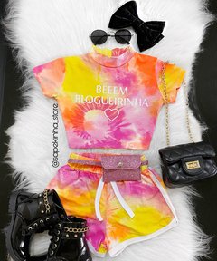 Conjunto Tie Dye bem bloguerinha