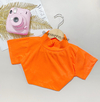 Cropped neon orange