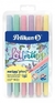 Marcador Punta pincel Pelikan pastel x 12