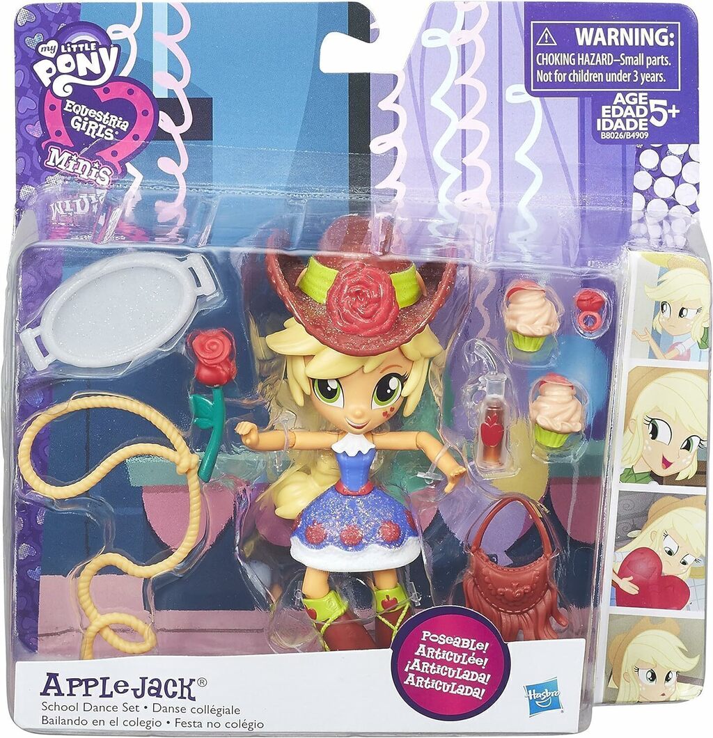 My Little Pony Equestria AppleJack Bailando en el colegio Hasbro