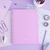 Cuaderno punto cero A4 be positive Lila pastel