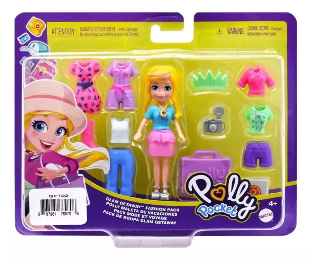 Set Polly Pocket Maleta de Vacaciones Mattel