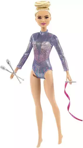 Muneca Barbie Gimnasta con Accesorios Mattel Art DVF50