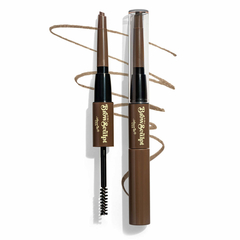 2 IN 1 BROW SCULPT PENCIL & TINTED BROW GEL MASCARA - AMOR US - Cosmeticos Con Amor Mayoreo