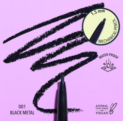 UNDENIABLE GEL LINER UGL 001 BLACK METAL- MOIRA