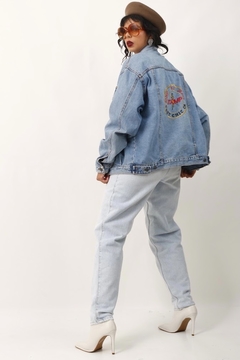 Imagem do Jaqueta jeans ZOOMP logo bordado costas