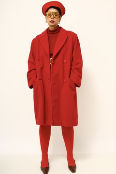 casaco vermelho nutrisport vintage - Capichó Brechó
