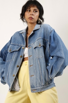jaqueta jeans ampla 90’s vintage