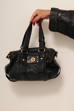 Bolsa couro Marc Jacobs preta